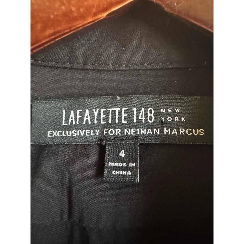 Lafayette 148 Sleeveless Embellished Sequin Button Top Size 4 - Picture 3 of 3